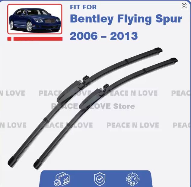 Suitable for Bentley Flying Spur 2006-2013 24+24 wiper blades чёрный