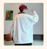Men's Retro Color Block Plaid Long Sleeve Polo Collar Hoodie