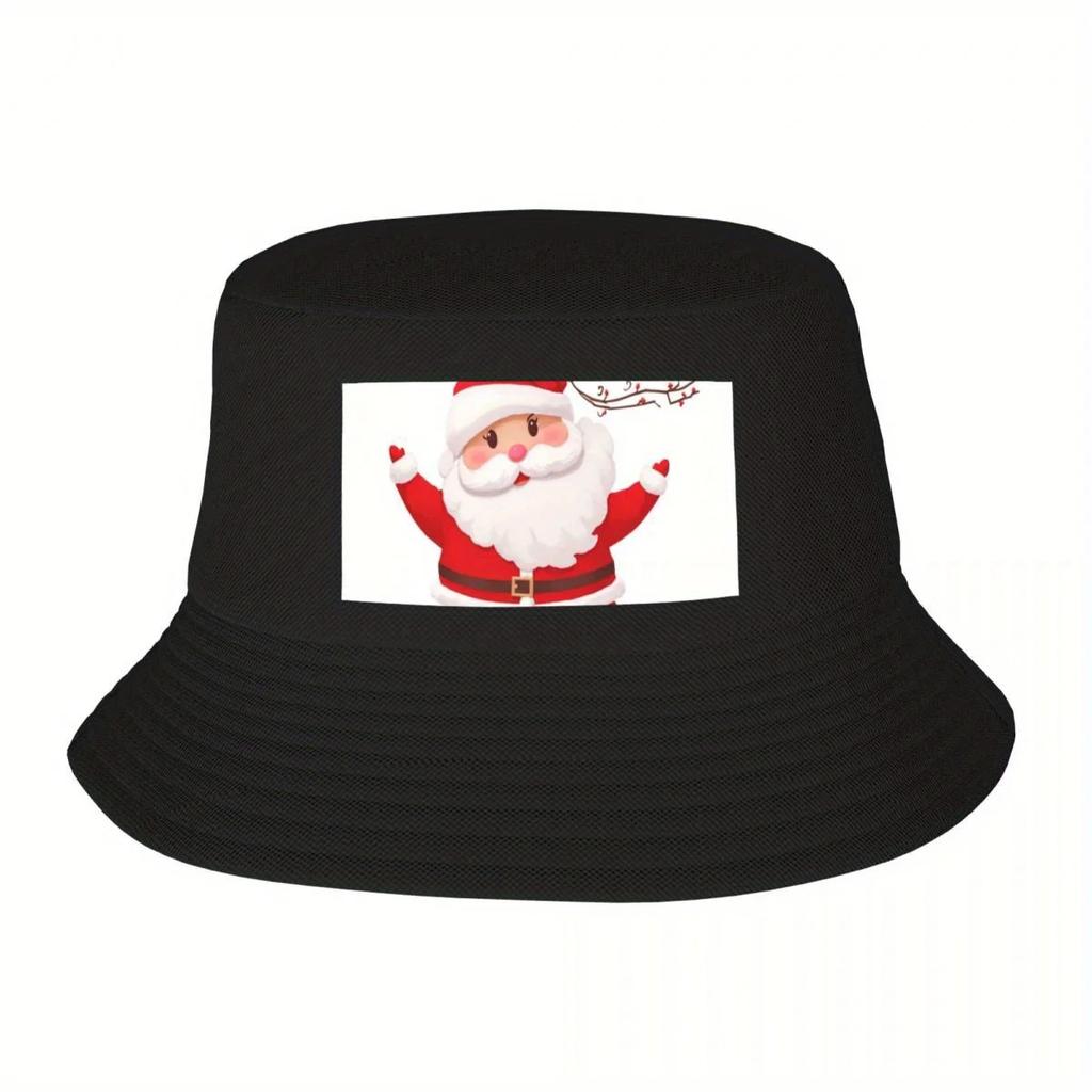 New MERRY CHRISTMAS FROM SANTA Bucket Hat Derby Hat Luxury Hat Birthday Military Cap Unisex Cap For Women Unisexs