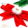 Pet Neck Strap Bow-knot Collar Adjustable Non-Fading Friendly to Skin Vibrant Color Wear Resistant Dress Kitten Up Polyester New Year Christmas Photo