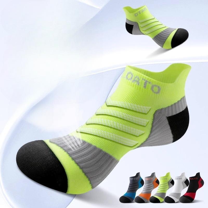 

Professional Sports Socks, Men s Short Socks, Summer Pure Cotton Anti-odor, Running, Marathon, Badminton, Boat Socks 1 pair білий/сірий