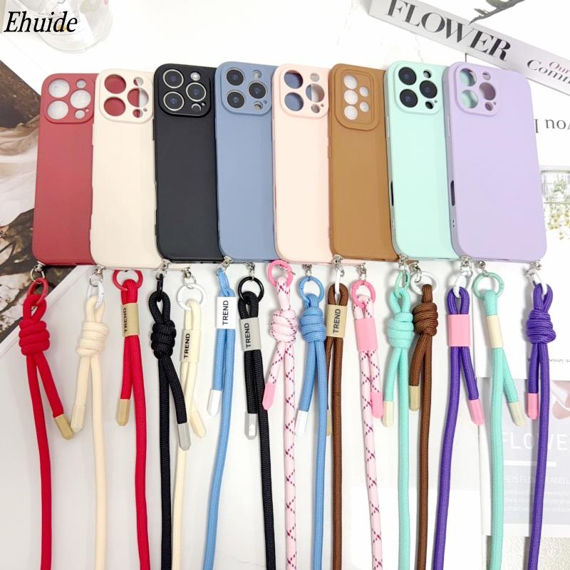 Capa com Alça Transversal para Redmi Note 14 Pro Plus Mi 15T 17 15 15C POCO X7 Pro F7 X6 Cordão Ajustável para Uso Externo Capa à Prova de Choque