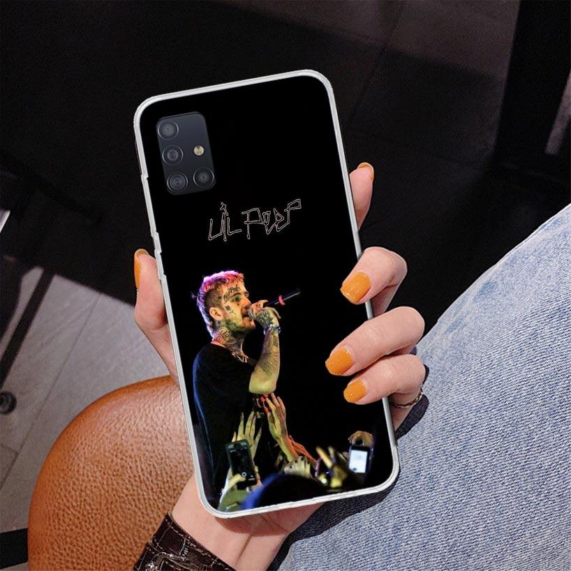 Lil Peep Singer Phone Case For Samsung Galaxy A52 A32 A22 A12 A51 A31 A50S A30S A20S A10S Note 20 Ultra 10 Plus S10 A72 A71 Gala