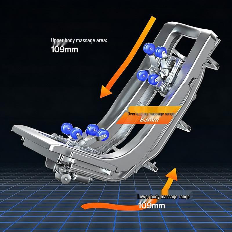 Luxury Dual Core Zero Gravity Massage Chair for Home Use