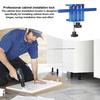 Storage cabinet door installation drilling and fixing clips Cabinet door installation tools Cabinet door clamps Cabinet Door Jig