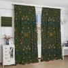 Bohemia Plant Flowers Pattern Blackout Window Curtains   William Morris Art Print Vintage Decor Curtains   for Living Room Bedroom