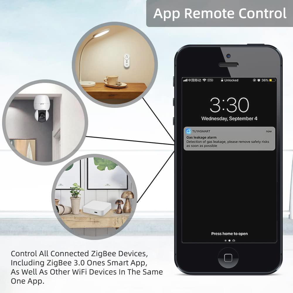 Tuya Smart Life Multi-Mode Gateway Hub ZigBee Bluetooth Wireless Bridge APP Remote Smart Home Automation Device for Alexa Google