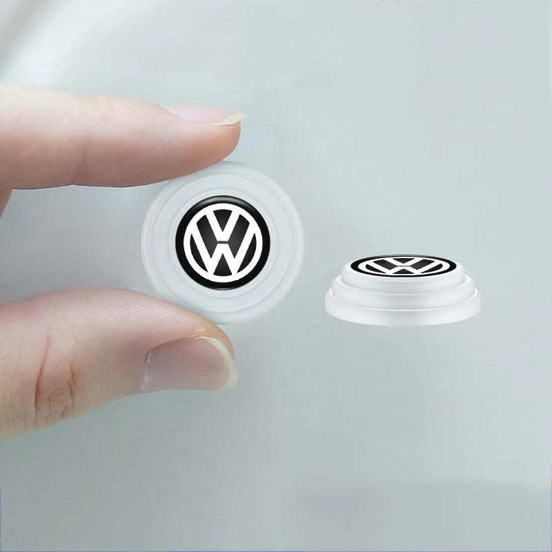 CAT1 4pcs Car Door Shock Stickers Absorber Soundproof Buffer Pier for Volkswagen VW RLine Polo Golf GTI Jetta Beetle Tiguan Passat B6
