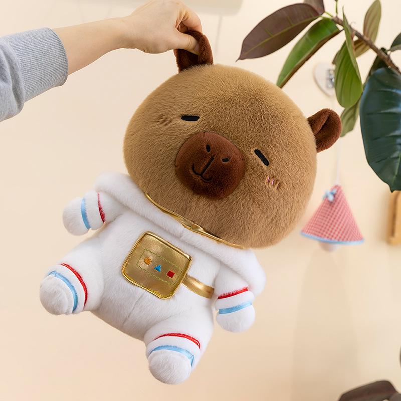 Astronaut Capybara Puppe kreatives Kabibara Plüschtier Umhüllung weibliches Geburtstagsgeschenk