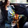 1pc, Jungle Adventure: Discover Our Vibrant Animal Print Blanket Perfect for Home Decor, Couch Cover, Outdoor Use, Travel, Camping