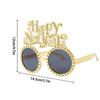 Creative Happy New Year Glasses New Year Party Glasses Supplies Photography Prop Festival Ball Dress Up Funny Decoration Eyewear
