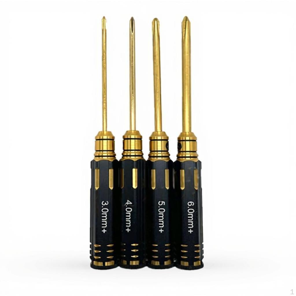 precise Screwdriver Set, RC Model Tool Kit, metalcoated, attractive, 18Piece Black Hex 18pcs set