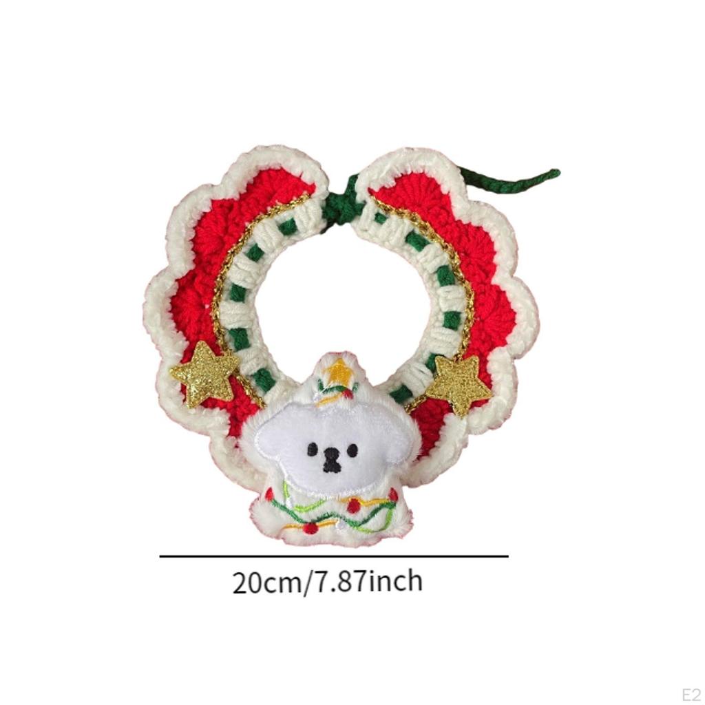 Cat and Dog Collar for Christmas, Handcrafted Kitten Accessories