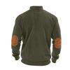 Men's Corduroy Half-Zip Stand Collar Long-Sleeve Hoodie - Autumn/Winter Collection