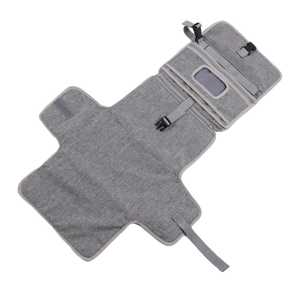 Newborn Changing Mat with Wet Wipe Holder Water Proof Portable Baby Diaper Changer Pad for Travel