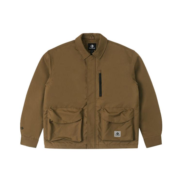 New Converse Transitional Jacket Men's Khaki 10025264-A02