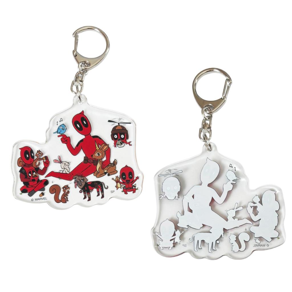 [Small Planet] Marvel Deadpool & Wolverine Blind Acrylic Stand Acrylic Keychain Complete Set of 9 Illustrations