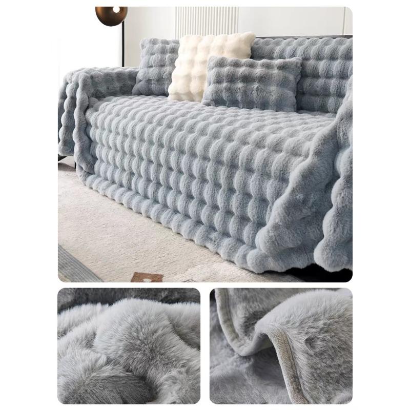 Чехол для дивана с плюшем в виде кролика — фото 9