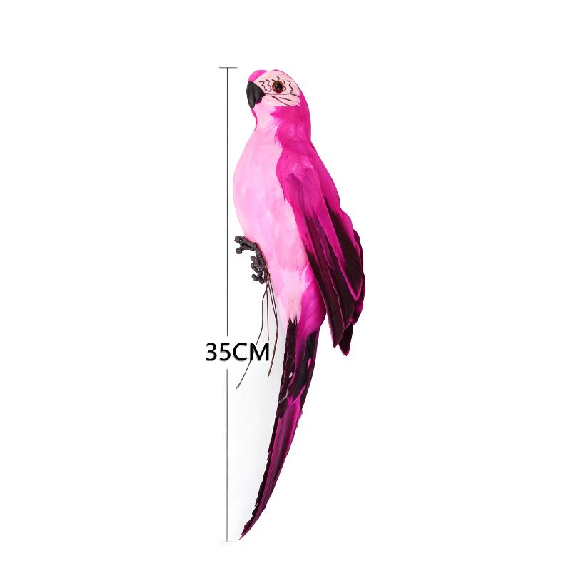 25/35Cm Simulation Parrot Garden Decoration Creative Lawn Figurine Ornament Animal Bird Outdoor Garden Party Prop Decoration