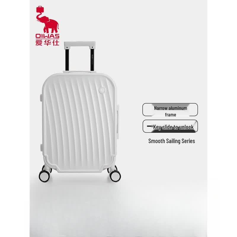 OIWAS Smooth Sailing Aluminum Frame Hardshell Luggage 24-inch