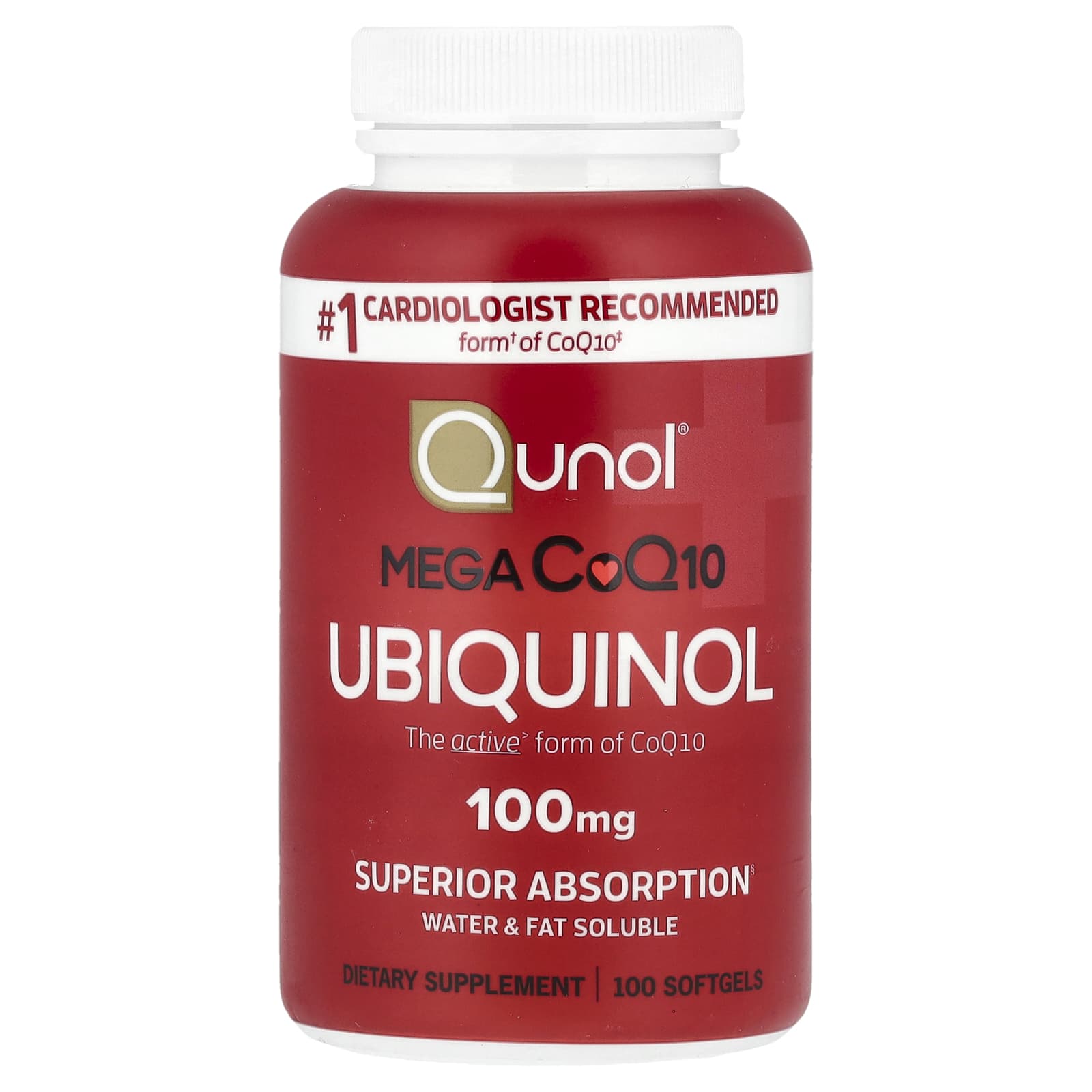 

Mega Coq10 Ubiquinol, 100 Softgels