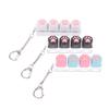 Silicone Cat Paw Keychain Stress Relief Toy For Keyboard Lovers Portable Keyring Gifts
