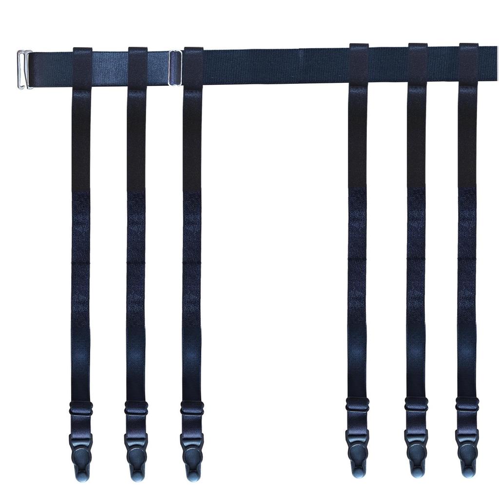 European & American Fashion Women's Garter Belt with Elastic Stocking Clips