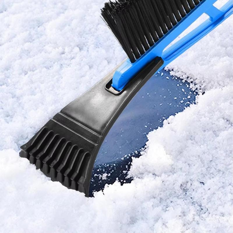 Double Head Car Snow Removal Shovel 2 In 1 Ice Scraper Snow Brush For Car Windshield Extra-Long Snow Shovel