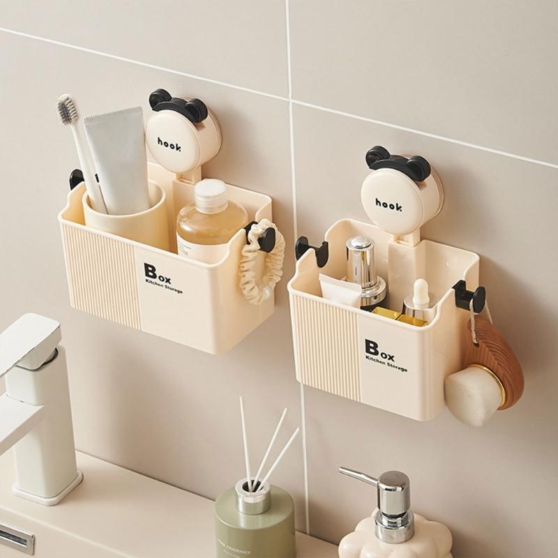 Suction Cup Bathroom Shelf Storage Rack Wall Mount Corner Storage Shelf No Drilling Shampoo Holder Shower Organizers