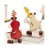 Spieluhren für MäDchen, MäDchen-SchmuckkäStchen, Spieluhren, Spieluhr mit Automatischer Swing-Gitarre und Violine, Dekoratives Ornament für Den