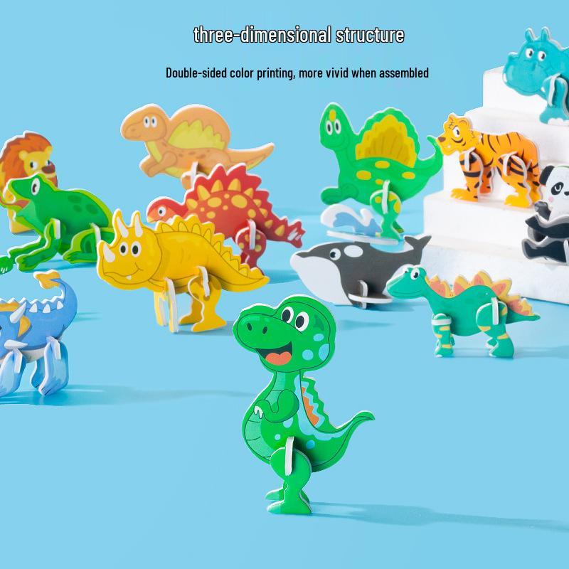 3D Creative Animal Puzzle DIY Toy for Kids – Fun Educational Insect Puzzle