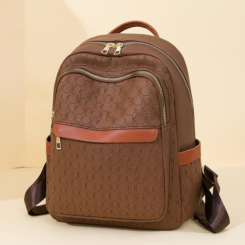 Vintage Backpack Large Capacity Multi-Function Shoulder Bag Women's Soft Leather Backpack