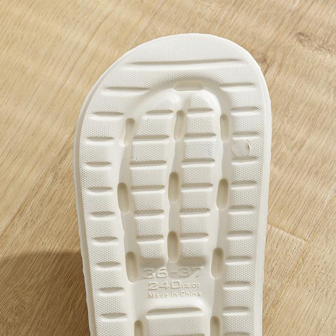 Unisex Summer Large Size Flat Bottom Cartoon Candy Color Indoor Slippers Women Men Casual Anti Slip Bathroom Slippers For Couples 36-43