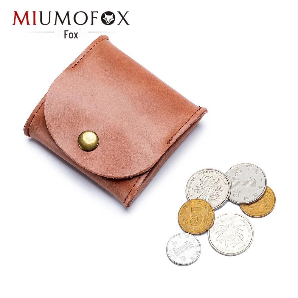 

Мини-кошелек для монет и наушников из настоящей японской коровьей кожи - новый стиль null