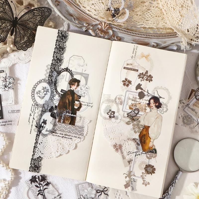 Decorative DIY Sticker For Planners Stationery And Notebook Easy Remove Design Multiple Pattern Optional Waterproof