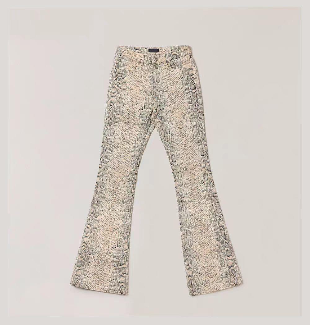 

SFK Storm Camo Bell Bottom Jeans XS