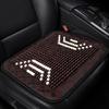 Cooling Seat Pad Back Cushion Car Accessory Ventilated Beaded Seat Cover Vehicle Chair Lumbar Back Brace Support Cushion