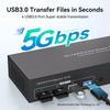 3-Way Dual-Channel HDMI 2.0 & USB 3.0 Input to 1-Way Dual-Channel HDMI & 4-Way USB 3.0 Hub Output.