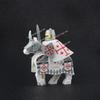 Medieval Ages Figures Knights War Horse Heavy Cavalry Warriors Warhorse Building Blocks Bricks Toys For Kids Gift
