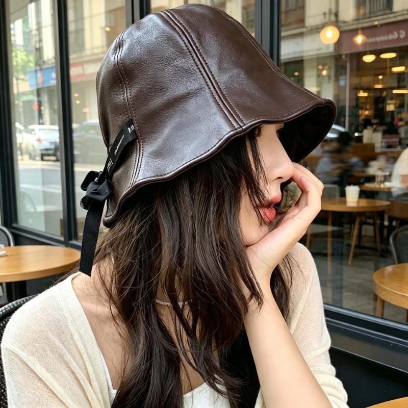 Women S Large Brim Foldable Fisherman Hat Fashion Versatile Commute Hat