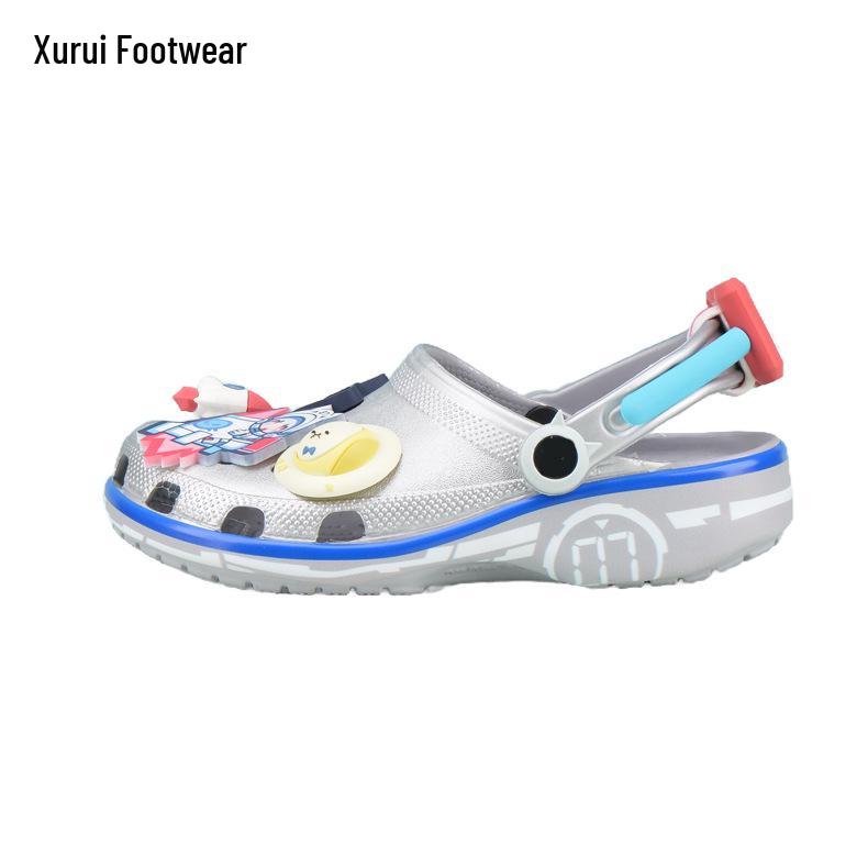 

King Luban Kids Non-Slip Beach Sandals – Wear-Resistant Cartoon Crocs for Toddlers UK M4/W6 - EU 36