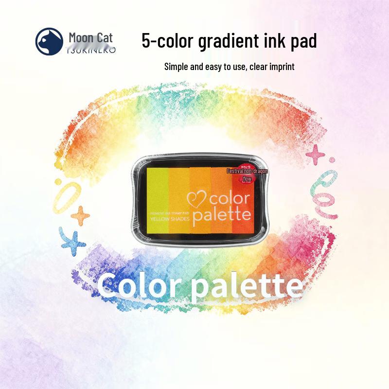 Tsukineko Colorpalette Gradient 5-Color Ink Pad 99x68mm