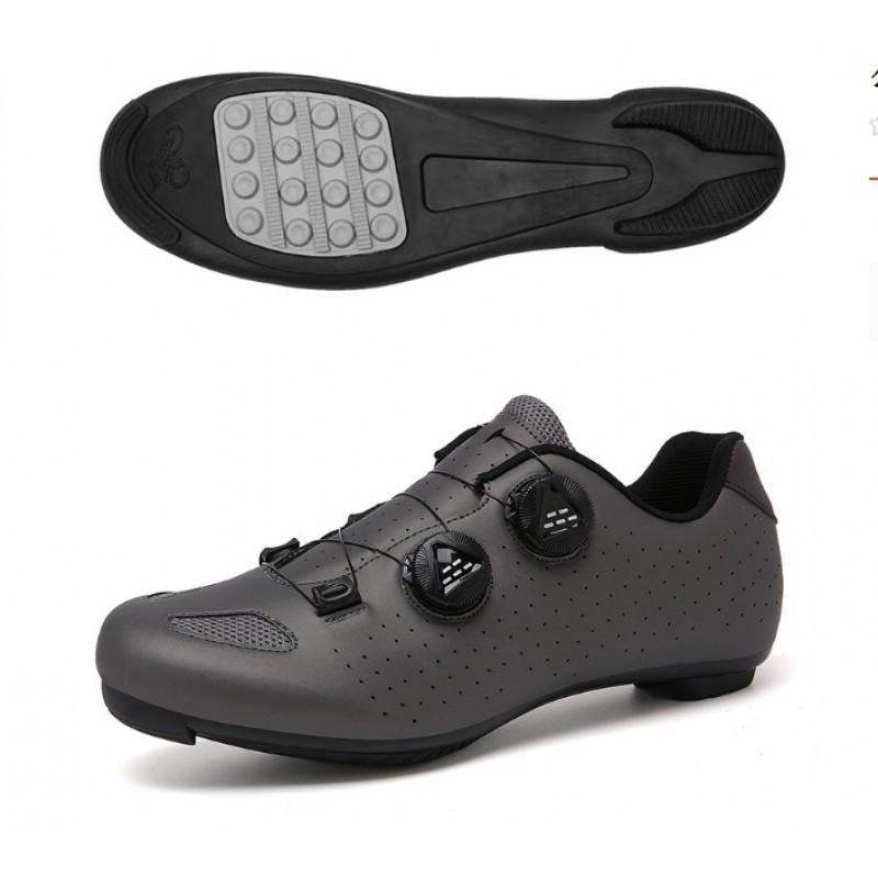 Unisex Cycling Shoes Road MTB Indoor Trainer Stiff Sole Non-Clipless Clipless Options Breathable Lightweight Ride Footwear