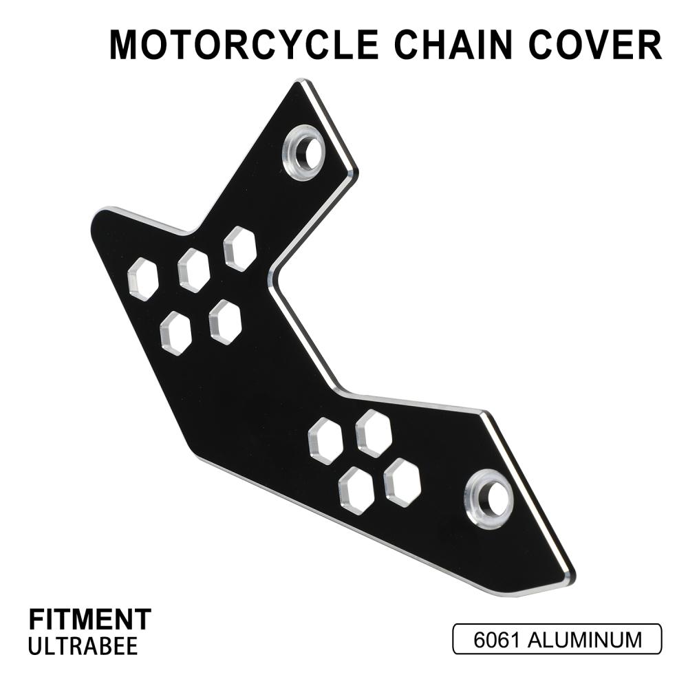 For SURRON Ultra Bee Motorcycle Sprocket Chain Cover Guard Upper Lower Electric Off-Road Accessories Aluminum Protective Devices Lower chain cover