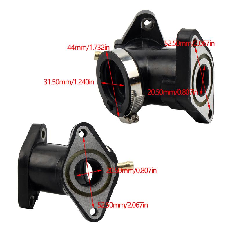 1988-2011 For Yamaha Virago XV125 XV250 Motorbike Carburetor Interface Adapter Connector Pipe Manifold Moto Accesorios
