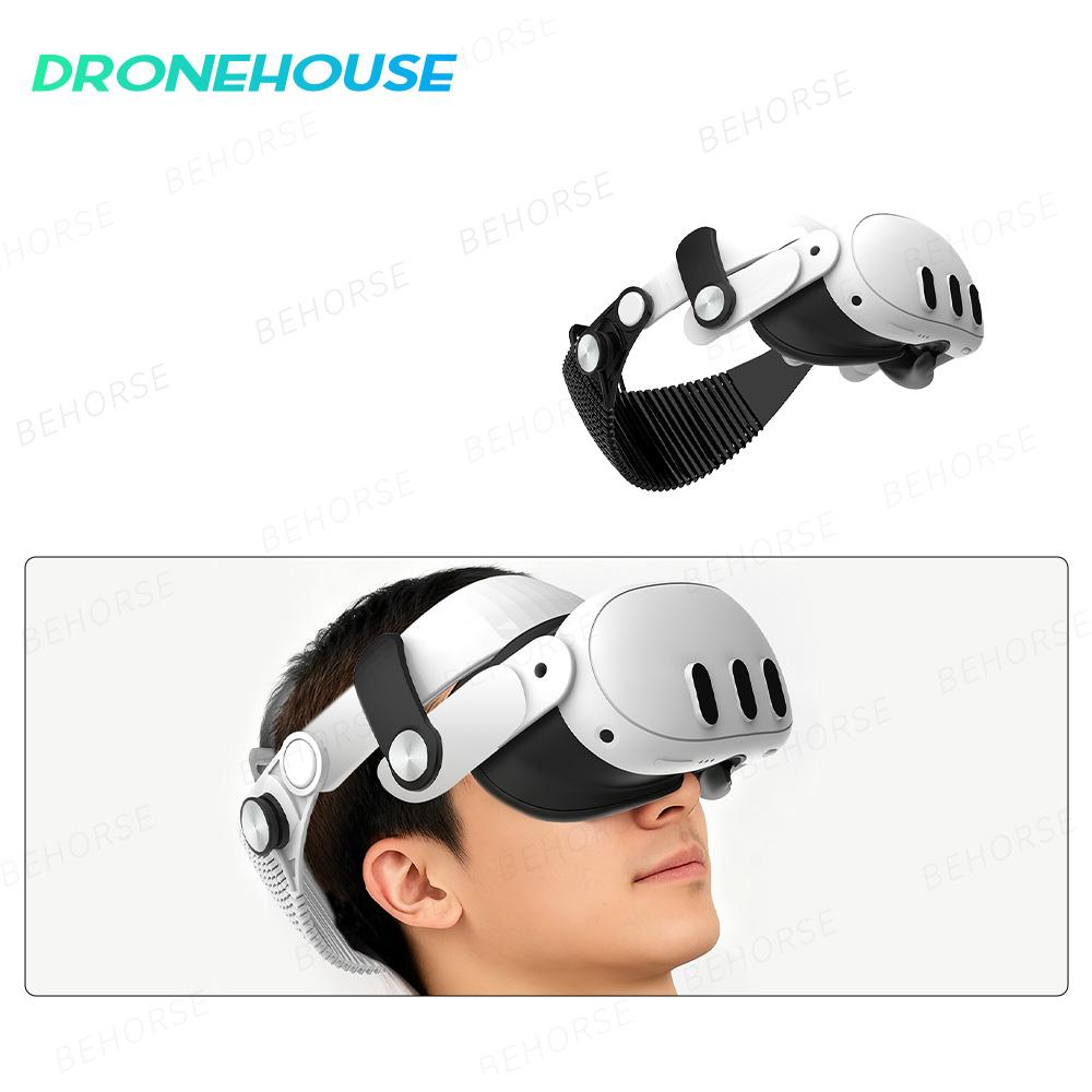 Head Strap for Meta Quest 3/Quest 3S VR Light Adjustable Comfortable Soft Wear Headset Elite Strap For Quest 3S/3 VR Accessories