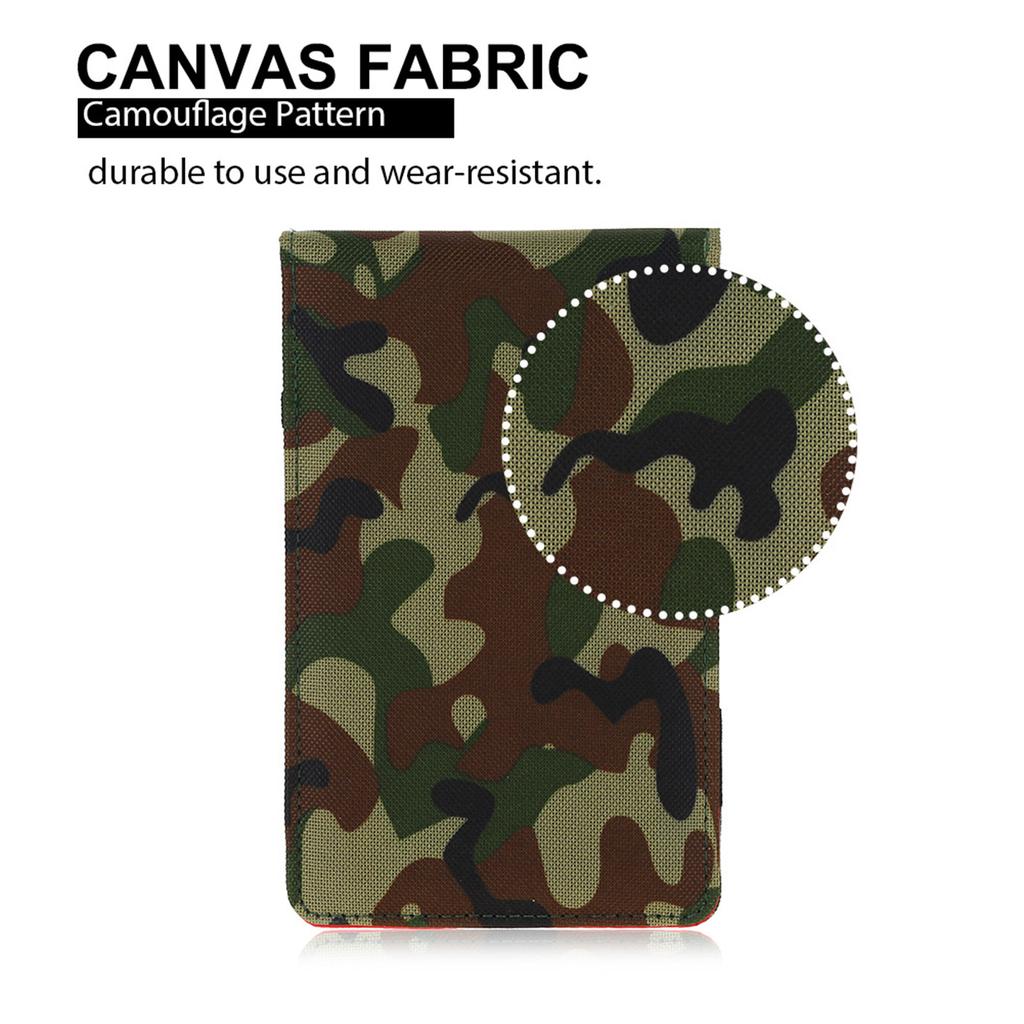 Camouflage Golf Score Counter Keeper Card Holder Gift Sports Accessories with Pencil (Green)