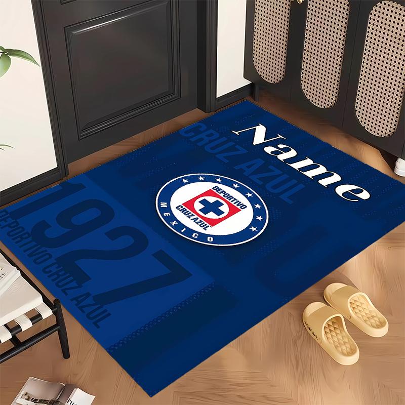 Cruz Azul (5) Personalized name Office Carpet Stylish Decor for Living Room Bedroom Kitchen