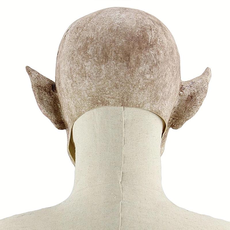 Mostro senza bocca demone zombie alieno maschera in lattice testa di mostro horror copricapo accessorio di Halloween