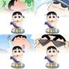 Adorable Crayon Shin-chan Pvc Figure Bathroom Theme Collectible Doll 13cm Height